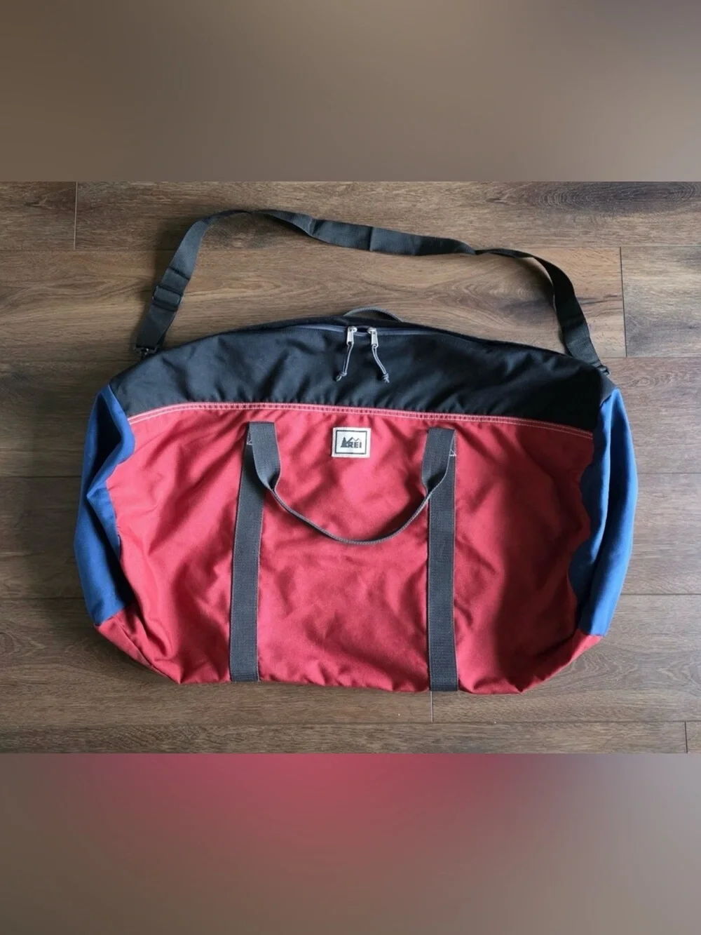 REI Red and Black Weekend Duffel Bag